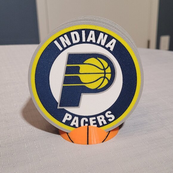 Indiana Pacers Coaster Set - 3D Printed - (Set of 4) - Picture 1 of 4